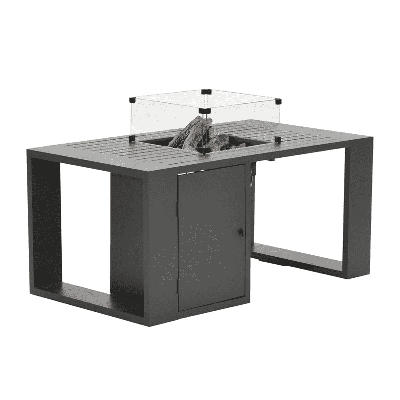 Cozy Living sfeerhaard excl. glas Sines carbon black/ 130x70xH48 Garden Impressions - Garden impressions