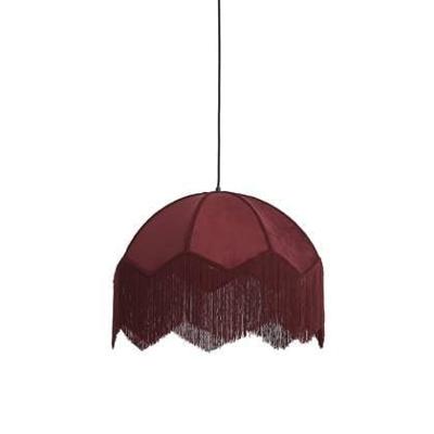 Hanglamp Malagia Velvet Bordeaux 60cm