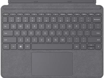 Surface Go Type Cover - Toetsenbord - met trackpad, versnellingsmeter - backlit - Engels - licht houtskool - commercieel Surface Go Type Cover - Toetsenbord - met trackpad, versnellingsmeter - backlit - Engels - licht houtskool - commercieel