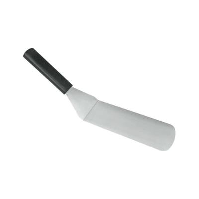 Metaltex plancha rechthoekige barbecue spatel 35 cm rvs/zwart