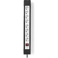 Nedis EXSO830F1PRO Stekkerdoos Beveiligd Contact 8-weg 3,00 M Zwart/wit - thumbnail