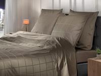 Heckett & Lane Heckett & Lane Diamante Dekbedovertrek 240 Taupe Grey - thumbnail