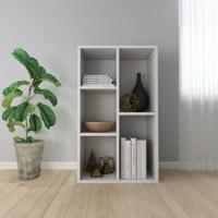 VidaXL Boekenkast/dressoir 50x25x80 cm bewerkt hout wit - thumbnail