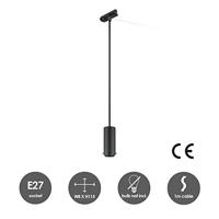 Light depot - pendel adapter railverlichting Track light zwart - Outlet - thumbnail