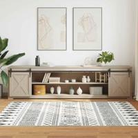 VidaXL Ophangset voor schuifdeur 244 cm koolstofstaal - thumbnail