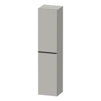 Hoge Kast Duravit D-Neo Kolomkast Wand 176 cm Rechtsdraaiend Mat Betongrijs - thumbnail