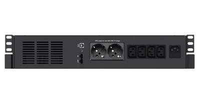 Infosec X4 600 RM Plus UPS Line-interactive 0,6 kVA 360 W 6 AC-uitgang(en)