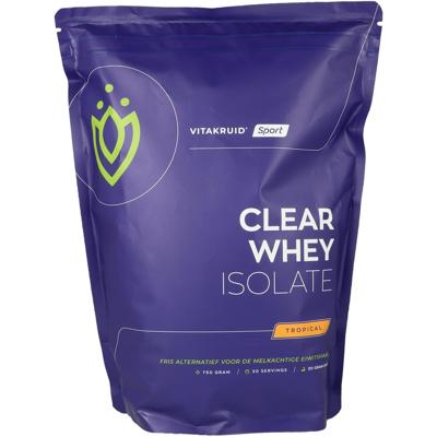 Vitakruid Clear whey isolate tropical 750 Gram