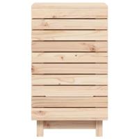 VidaXL Wasmand 44x44x76 cm massief grenenhout - thumbnail