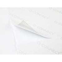 Q-CONNECT etiketten, wit, rechte hoeken, 38,1 x 21,2 mm, 100 vel, 65 etiketten per vel - thumbnail