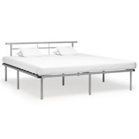 Bedframe metaal grijs 200x200 cm - thumbnail