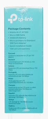 TP-Link M7350 Mi-Fi routers Zwart - thumbnail