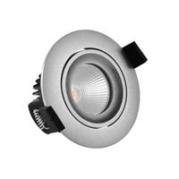 Noxion LED Spot Hydro Kantelbaar Vuurvast Aluminium 6W 400lm 36D - 927  | Zaagmaat 83mm - IP65 - Hoogste Kleurweergave - Dimbaar - thumbnail