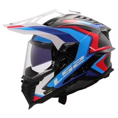 LS2 endurohelm "mx701 explorer carbon frontier ii" helmet explorer carbo frontier ii white/blue s LS2 endurohelm "mx701 explorer carbon frontier ii" helmet explorer carbo frontier ii white/blue s