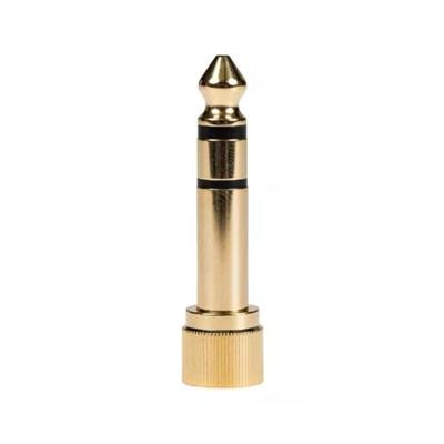 Shure Hpaqa1 vergulde adapter met 6,3 mm schroefdraad, 1/4 inch voor koptelefoon Shure