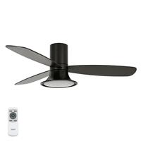 Beacon Zwarte ventilator met lampFlusso Ø 132cm - 210662 - thumbnail