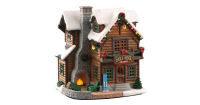 Lemax eagle ridge ski lodge verlicht kersthuisje Vail Village 2020
