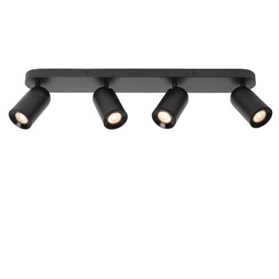 Lucide PUNCH - Plafondspot - 4xGU10 - Zwart