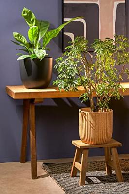 Pot tusca d31h28.5cm zwart mat