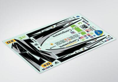 Corvette GT2 stickervel