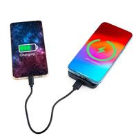 MOJOGEAR Wireless MagSafe powerbank 10.000 mAh - Magnetisch en Draadloos voor Android en iPhone - Met bureau-standaard - Zwart/Wit - thumbnail