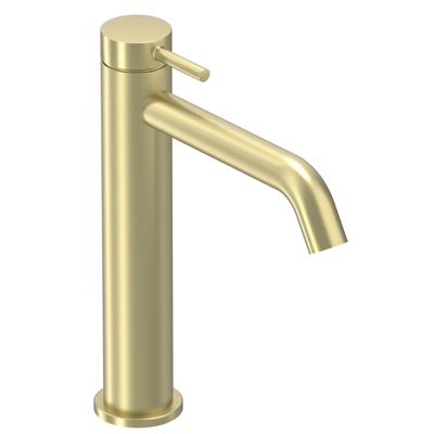 IVY Bond Wastafelmengkraan - opbouw - middelhoog - coldstart - Geborsteld mat goud PVD 6100154