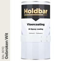 Holdbar Vloercoating Gebroken Wit (RAL 9010) 1 kg - thumbnail