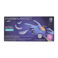 Nitriel onderzoekhandschoen poedervrij XS blauw 100 Stuks - thumbnail