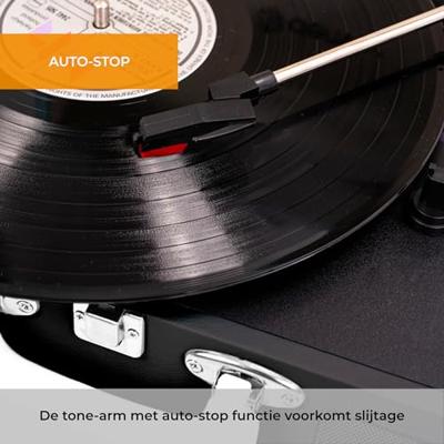 Denver VPL-120 USB-platenspeler Zwart