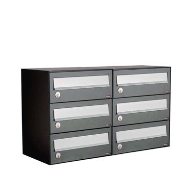 Allux Hive Set 2-Breed, 3-Hoog Met Dak Antraciet - 40030065_2x3d Allux Hive Set 2-Breed, 3-Hoog Met Dak Antraciet - 40030065_2x3d