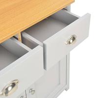 Dressoir 79x35x81 cm grijs - thumbnail