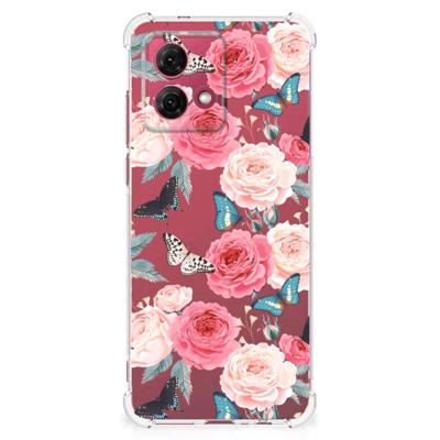 Motorola Moto G84 Case Butterfly Roses Motorola Moto G84 Case Butterfly Roses