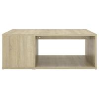 Salontafel 90x67x33 cm bewerkt hout sonoma eikenkleurig - thumbnail