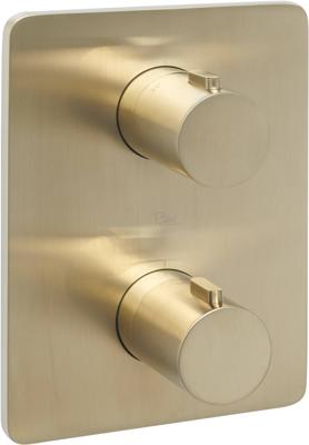 Ben Lavion Square C afbouwdeel inbouwkraan geborsteld messing pvd Ben Lavion Square C afbouwdeel inbouwkraan geborsteld messing pvd