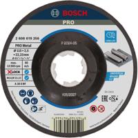 Bosch Accessoires X-LOCK Slijpschijf Expert for Metal 115x2.5x22.23mm, gebogen - 1 stuk(s) - 2608619256 - thumbnail