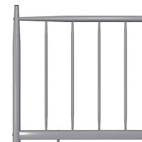 Bedframe metaal grijs 100x200 cm - thumbnail