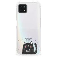 OPPO A53 5G | A73 5G Stevig | Bumper Hoesje | Cat Good Day - thumbnail