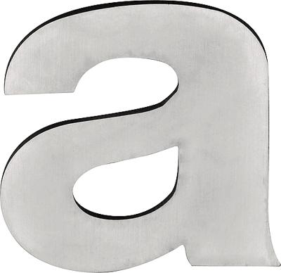 Formani Basics LBHN100 huisletter A - mat RVS
