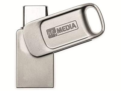 MyMEDIA My Dual USB 3.2 Gen 1 /USB C Drive 16GB USB-stick 16 GB Zilver 69268 USB-A 3.2 Gen 1, USB-C MyMEDIA My Dual USB 3.2 Gen 1 /USB C Drive 16GB USB-stick 16 GB Zilver 69268 USB-A 3.2 Gen 1, USB-C