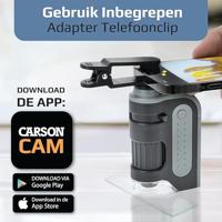 Carson handmicroscoop mm-350 microbrite plus 60-120x met smartphone adapter - thumbnail