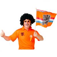 Folat holland vlag met wimpel oranje 30 x 40 cm | 24 stuks - thumbnail