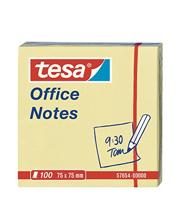 tesa Plaknotitie 57654-00000 75 mm x 75 mm Geel 100 vellen - thumbnail