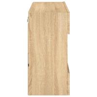 Tv-wandmeubel met LED-verlichting 78,5x30x60,5 cm sonoma eiken - thumbnail
