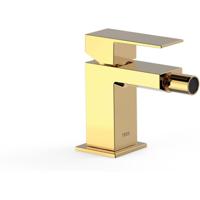 Bidetkraan Tres Cuadro | Opbouw | Mengkraan | 1-hendel | Vierkant | 24k Goud glans - thumbnail