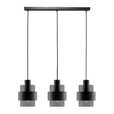 Freelight Hanglamp Chiasso 3 lichts L100 cm zwart Freelight Hanglamp Chiasso 3 lichts L100 cm zwart