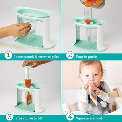 Voedselopslagcontainer Infantino Wit Plastic