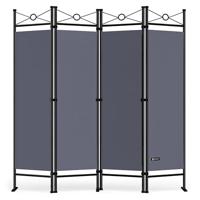 Kamerscherm Inklapbaar 180 x 163cm Antraciet - thumbnail