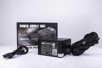 Gembird CCC-PSU80P-BBP-600 power supply unit 600 W 24-pin ATX ATX Zwart - thumbnail