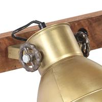 VidaXL Wandlamp industrieel e27 65x25 cm messingkleurig - thumbnail