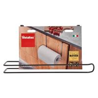 Metaltex Galileo Keukenrolhouder 34x10x18 cm Zwart - thumbnail